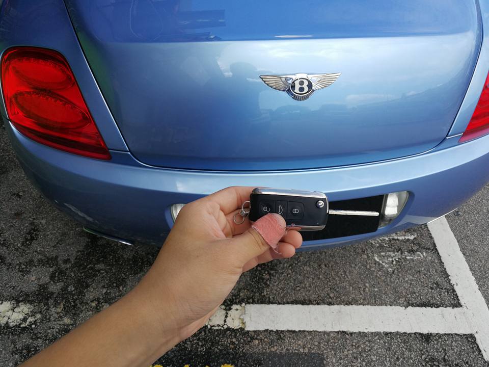 Quá trình làm chìa khóa Bentley bị mất hết như thế nào?