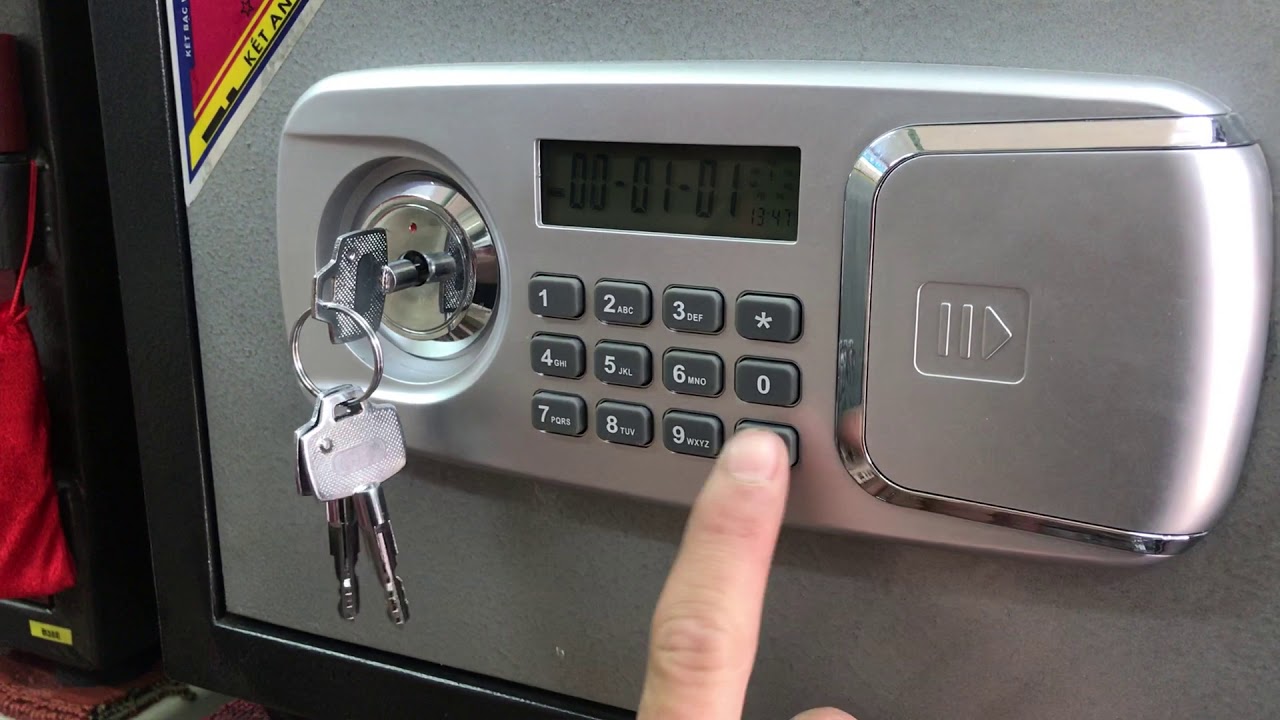 Mở khóa két khi quên mật khẩu đối với két sắt hộp số